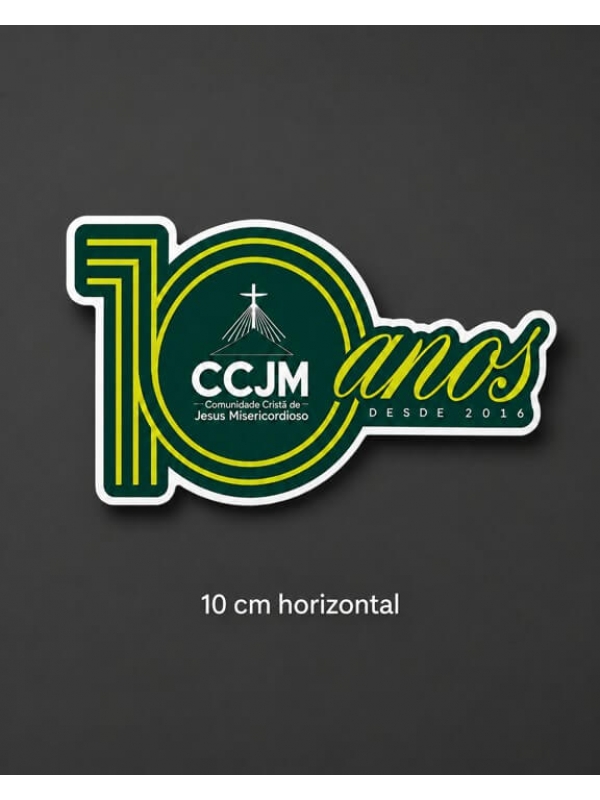 Adesivos Yeshua 2026 - Logo CCJM 10cm