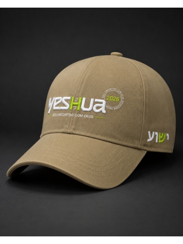 Boné Yeshua 2026 - Trucker Verde