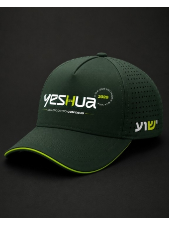 Boné Yeshua 2026 - Trucker Verde